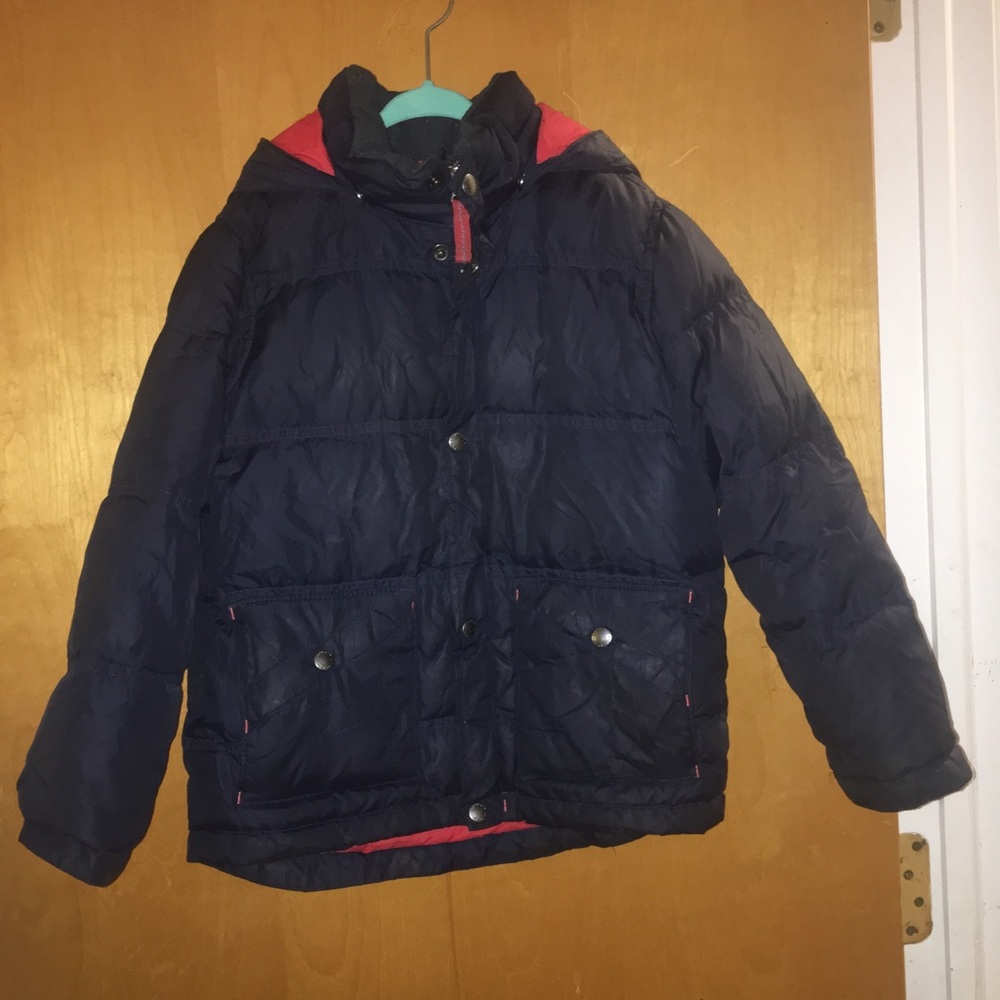 Land’s End Hooded Down Puffer Jacket Size 7